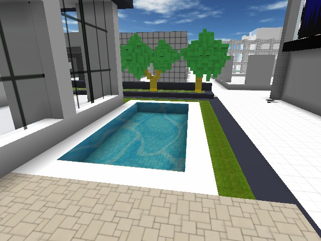 with pool