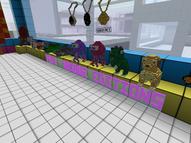 The pets are already minted and in the blockchain! Unique one of a kind editions :)