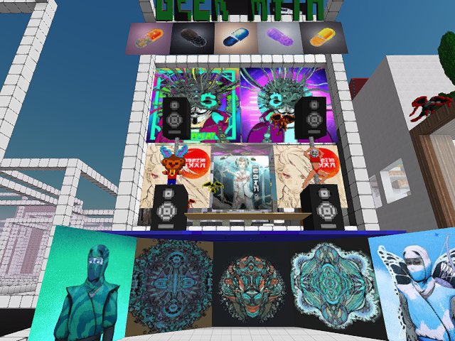 The stage set up for GEEKFEST HALLOWEEN 2021