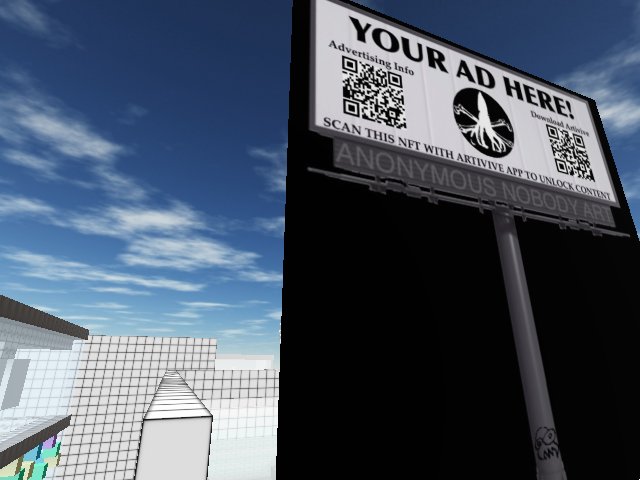 I havent noticed, that the parcel was next to your HQ! I was looking for a parcel in Music, because i had a blind spot there! No offense! I am looking forwar to our discussion about virtual billboard space in the metaverse :o)