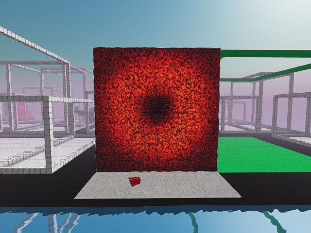 huge Red hole.