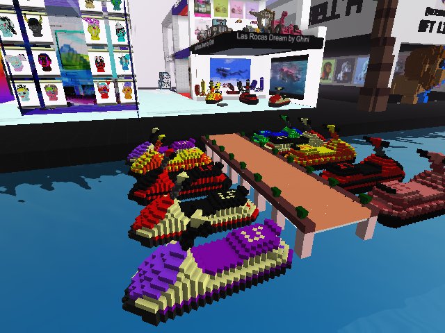 come visit the new dock at Las Rocas Dream by Ghini