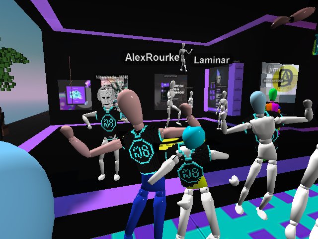 Dancing with the boys in cyberspace!