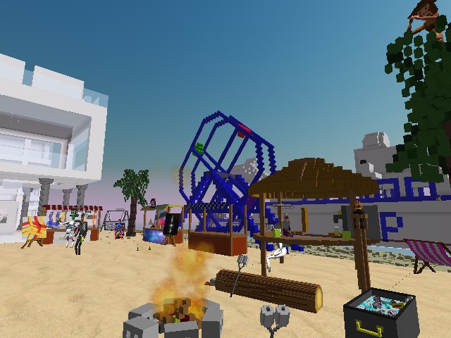 Dave puttin up a ferris wheel for everybody at LEPEMPIRE Come check out the ART FAIR!
-baph <3