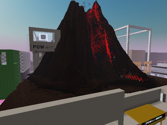 A freaking volcano?! Are you SERIOUS?! HA! :D