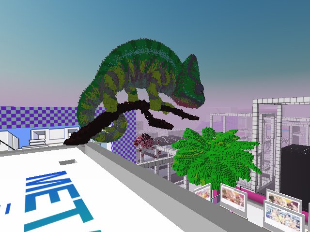 【和大蜥蜴合影】