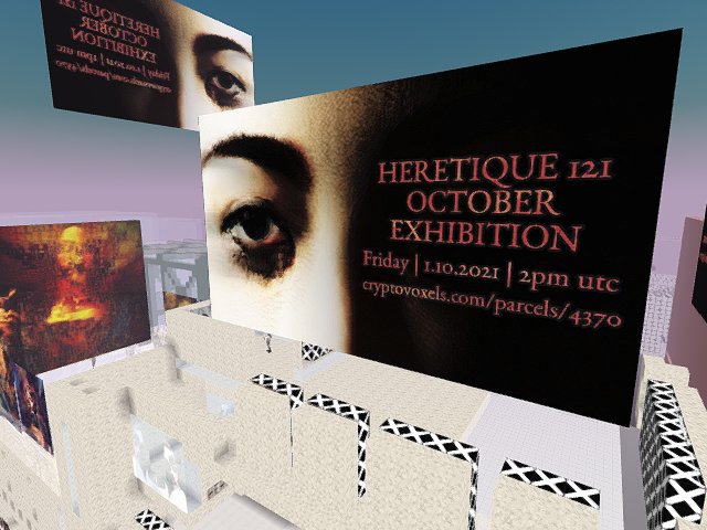 New exhibition at Heretique 121 coming October 1st. 30+ artists!