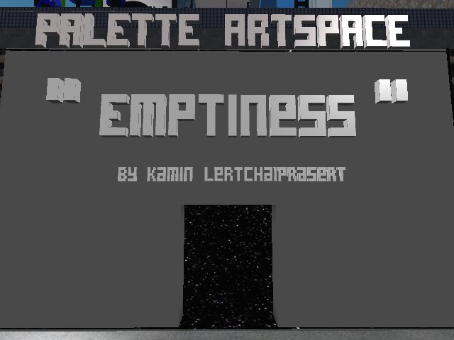 emptiness exhibition open now