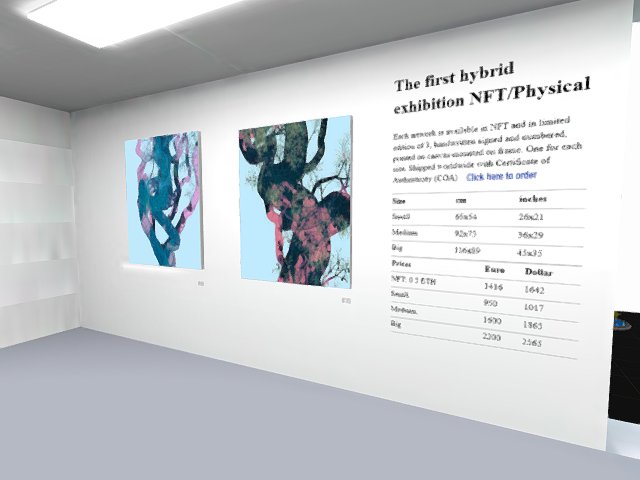 The first hybrid exhibition