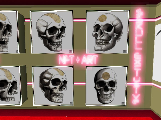 Hop aboard the boney art train!
