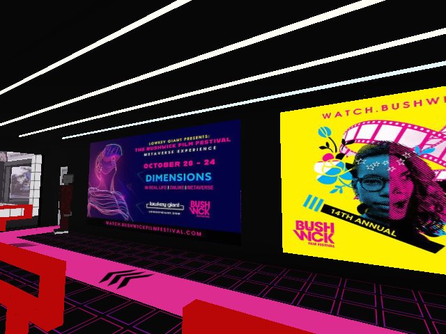Getting ready for the Bushwick Film Festival Metaverse Experience!
