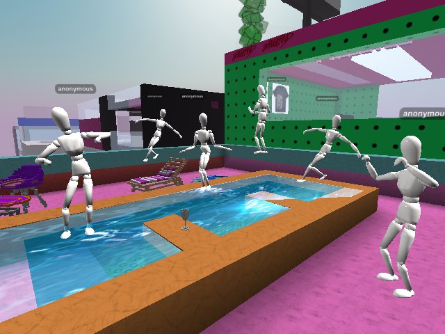 PARTY! 🎶🎶🎶🎶🎶🎶🎶@cryptovoxels @drakebell