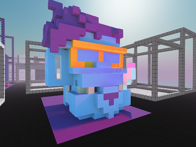 work in progress: explorable head