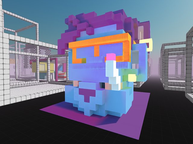 work in progress: explorable head