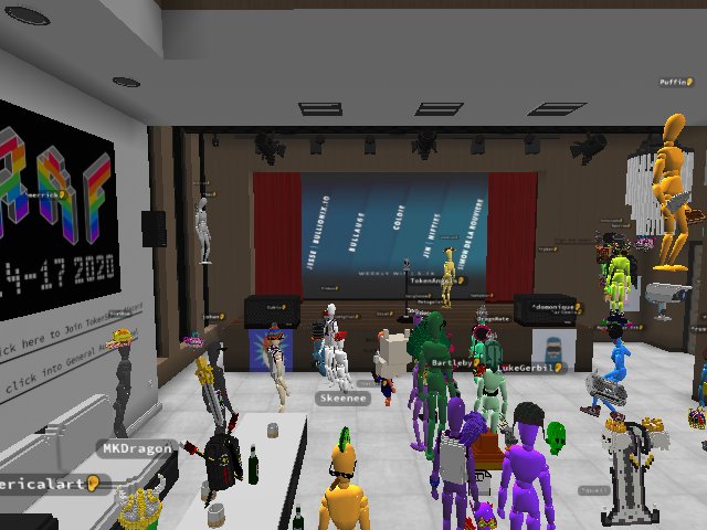 Jesse from Bullionix is on the virtual stage now talking about gold-backed NFTs