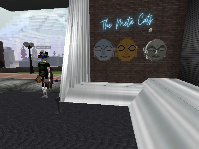 Hashnews setting up his Buddha heads in the MVMF Costume Shop.