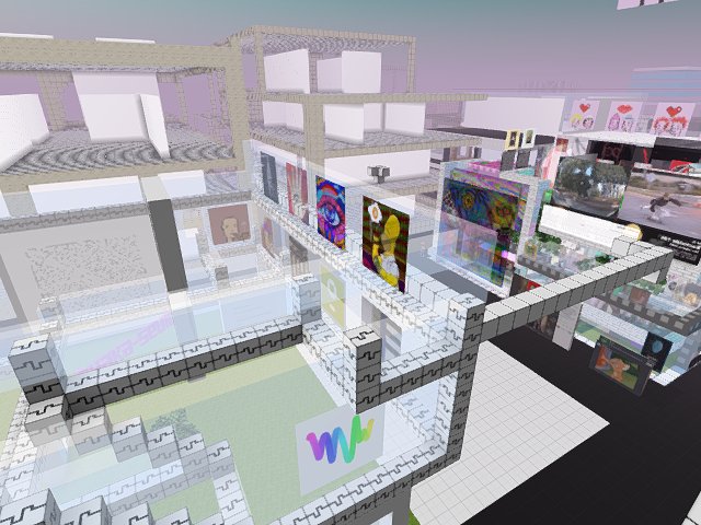 2 great galleries - one w/ "blue chips" and one w/ "underground" - nice zone!
