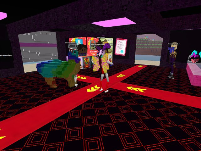 Party at Gallery Psychdre, collect a Chrome Punk