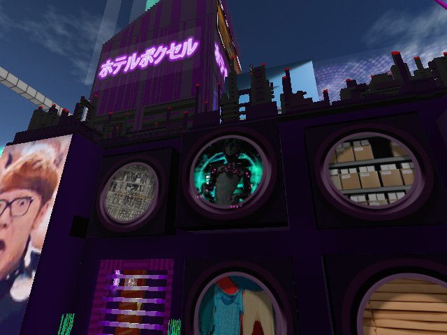 At the Voxel Hotel ...