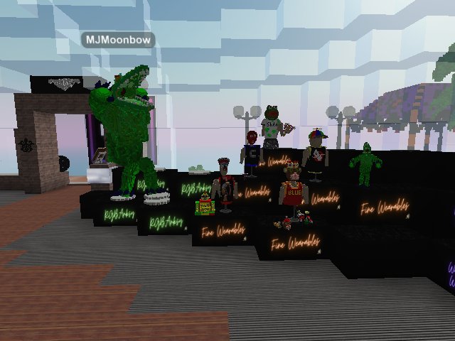 There is a crocodile dancing in The Dome!