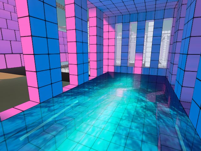 work in progress - the Pharaoh pool - Brokeboyz Metaverse Maze