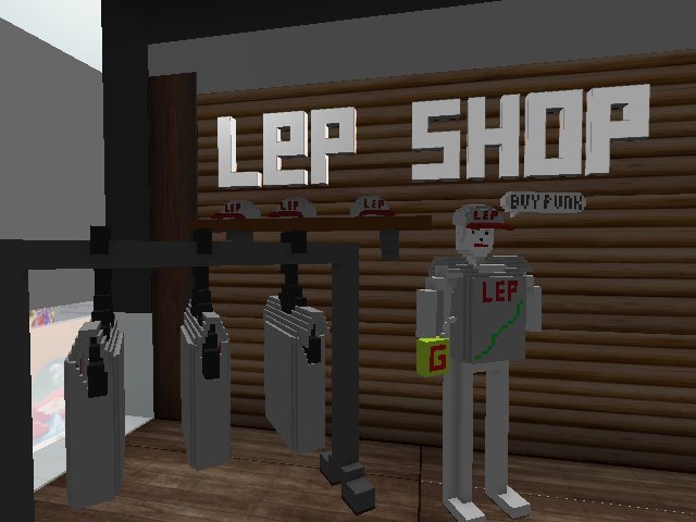 oh they got a shop here ... woonder if i can try this on.....