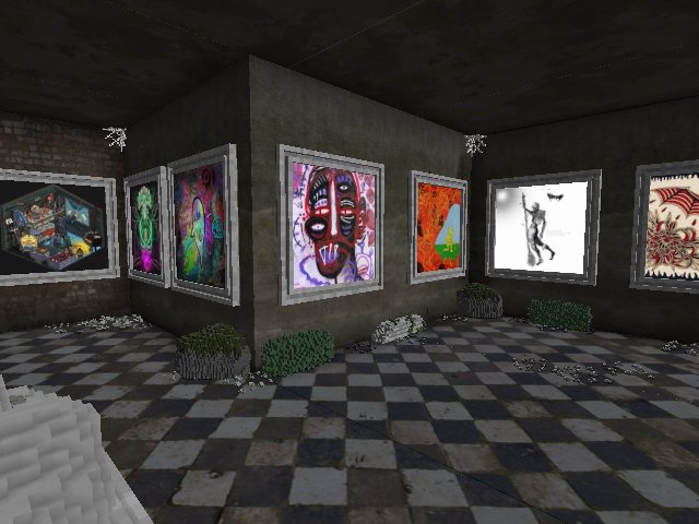 Visit the Lowbrow Scary Stories Show at the new Not Fungible Mausoleum Build and get terrified. 12 premier artists are showing some special pieces you can purchase if you dare,