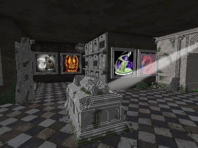 Visit the Lowbrow Scary Stories Show at the new Not Fungible Mausoleum Build and get terrified. 12 premier artists are showing some special pieces you can purchase if you dare,