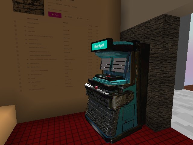 I've got an Audius playlist streaming on the jukebox