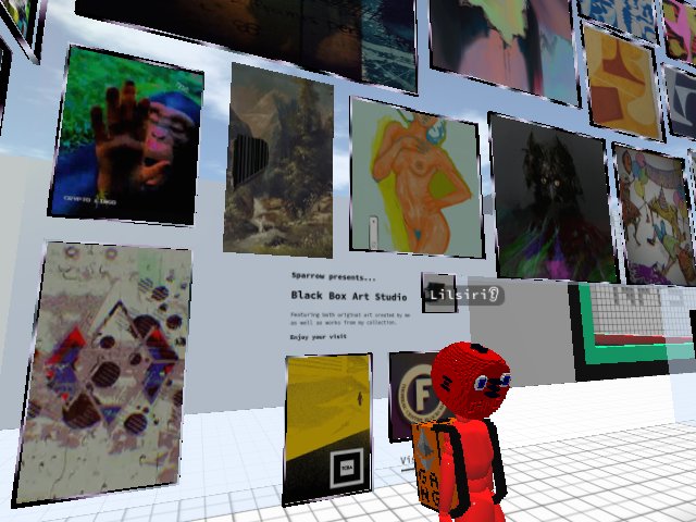 Black Box Art by Studio by Sparrow - next time maybe live curation of the pieces. Lots of great art.