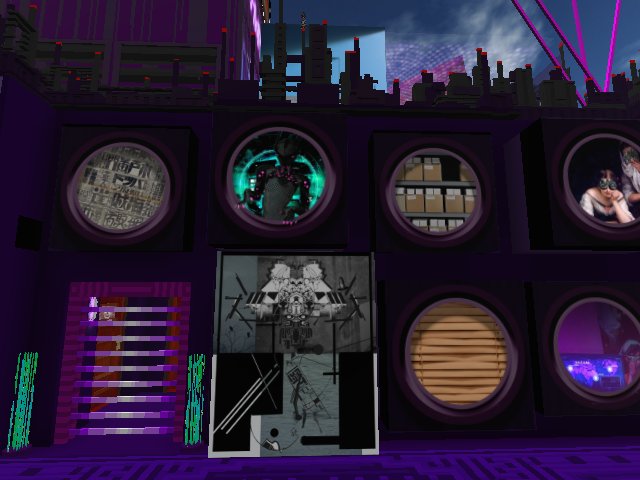 The new @soulinearte piece "Welcome to my world" now on the terrasse here at ... The Voxel Hotel