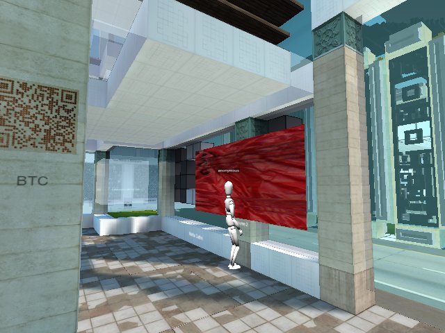 Anonymous in red #museumcryptoart