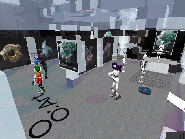 getting crowded at the opening of Reeps100 VoiceGems exhibition at the DFC ! ;)