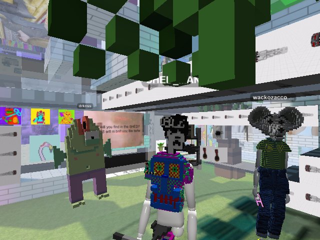 hanging at the zone