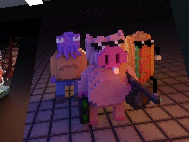 cool pig with cigarette!