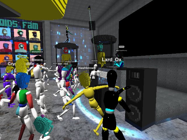 AfroDroids Rave with the fam!