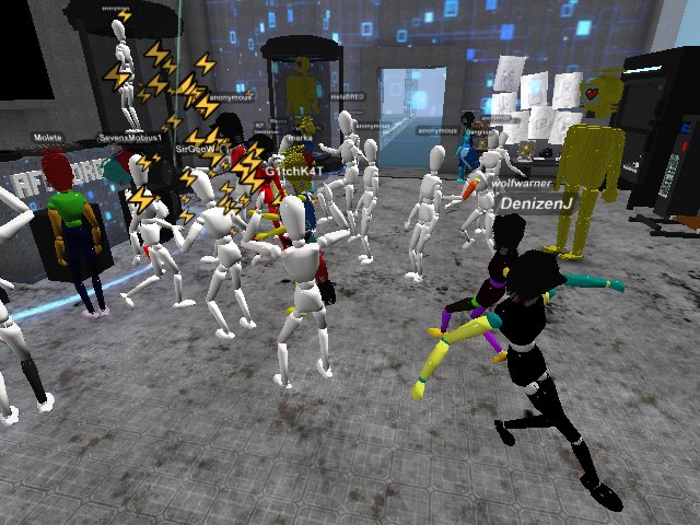 Dance partners at the Afrodroids Rave!!