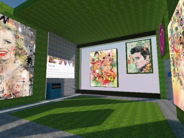 Zam art on display at Richard Dixon Pilikai!