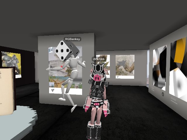 the artist is unconcious, but present