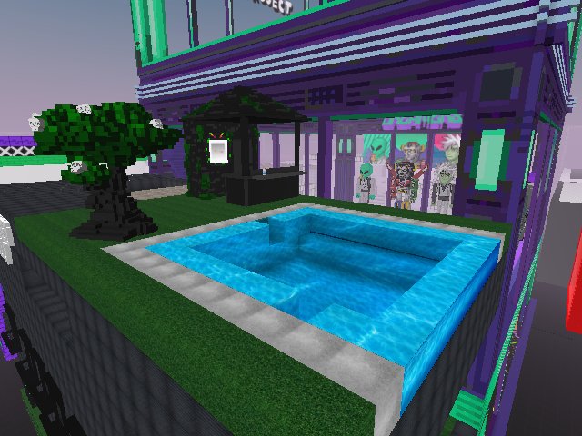 Built a rooftop swimming pool with an outdoor bar!