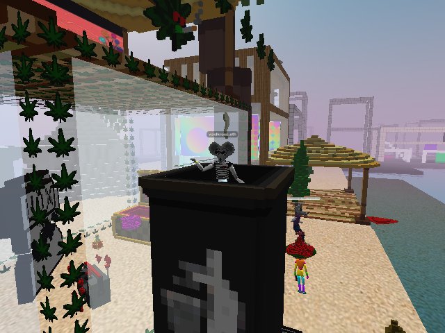 Just a rat in the trash