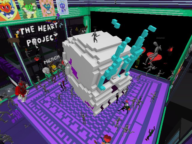 Giant skull took over the party