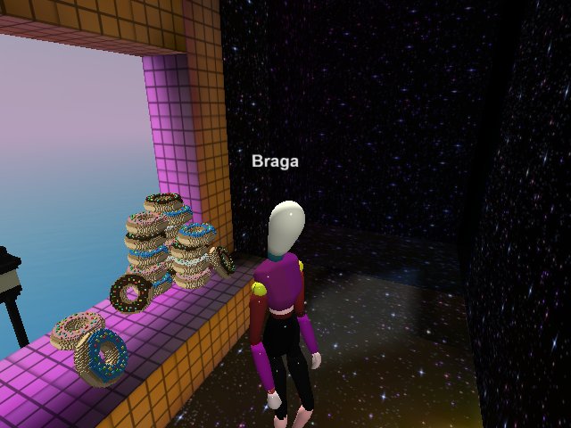 Good morning Cryptovoxels! Coffee and Donuts time...