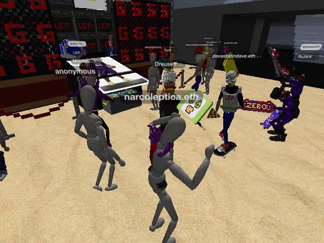 Reppin' Foodmasku Student Card at the LEPEMPIRE dance party