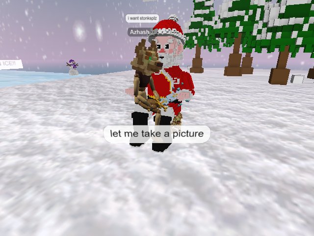 Wolf asking for some presents
