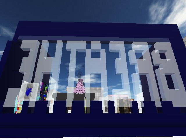 I made this as a placeholder for a gallery rebuild a few weeks ago, it's a bit spooky now