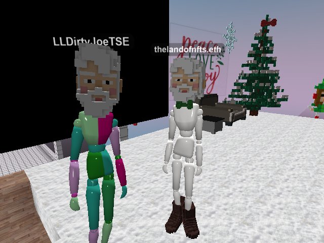 Santa and his twin in the Land of NFTs