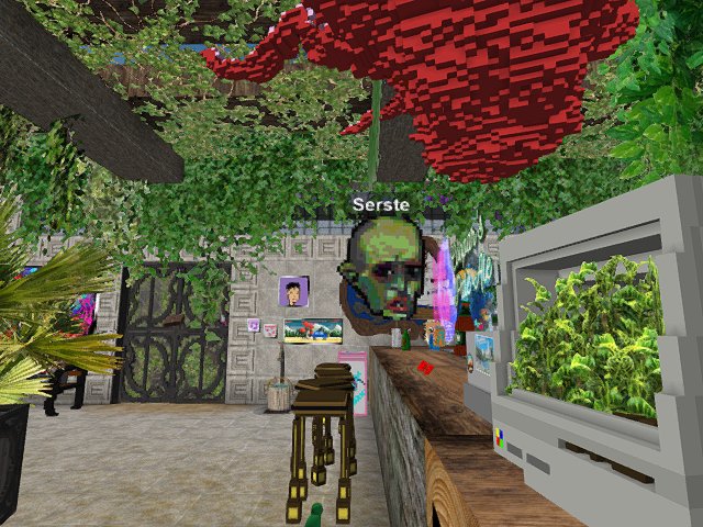 best bar in cryptovoxels!