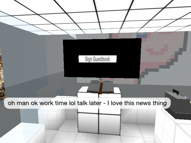 only place to easily walk in and watch UK's sky news in the US apparently - love it lol