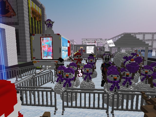 rushed the stage at Dedcel's concert